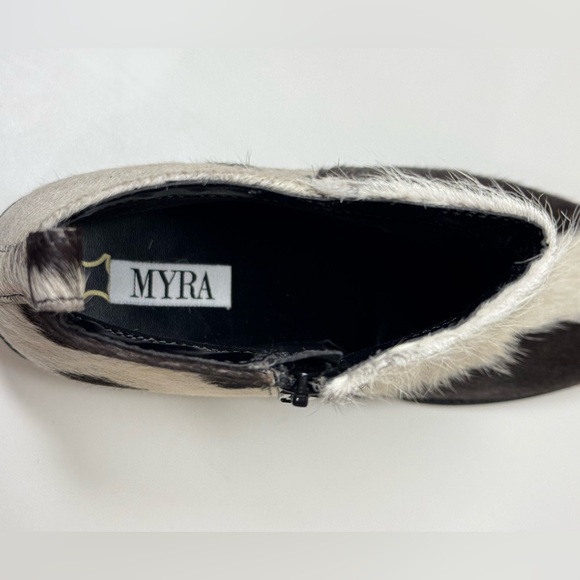 Myra Bags Neotron Hair-on Cowhide Ankle Boots – Block Heel 
NWT - Picture 11 of 16